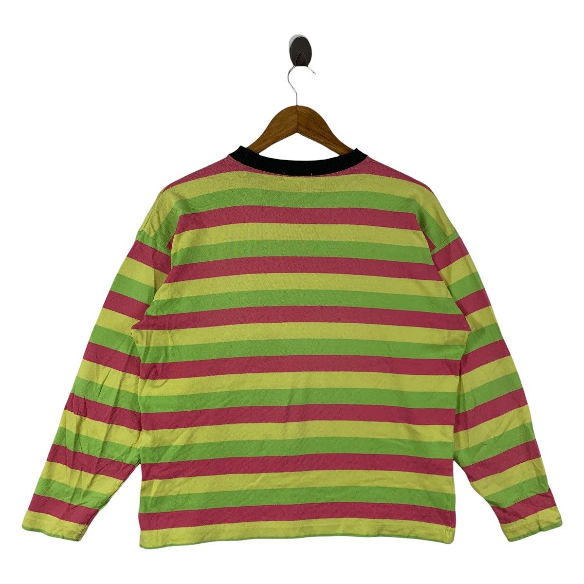 Other Vintage 90s LIGHTNING BOLT stripe log sleeve tee Size US M / EU 48-50 / 2 - 4 Thumbnail