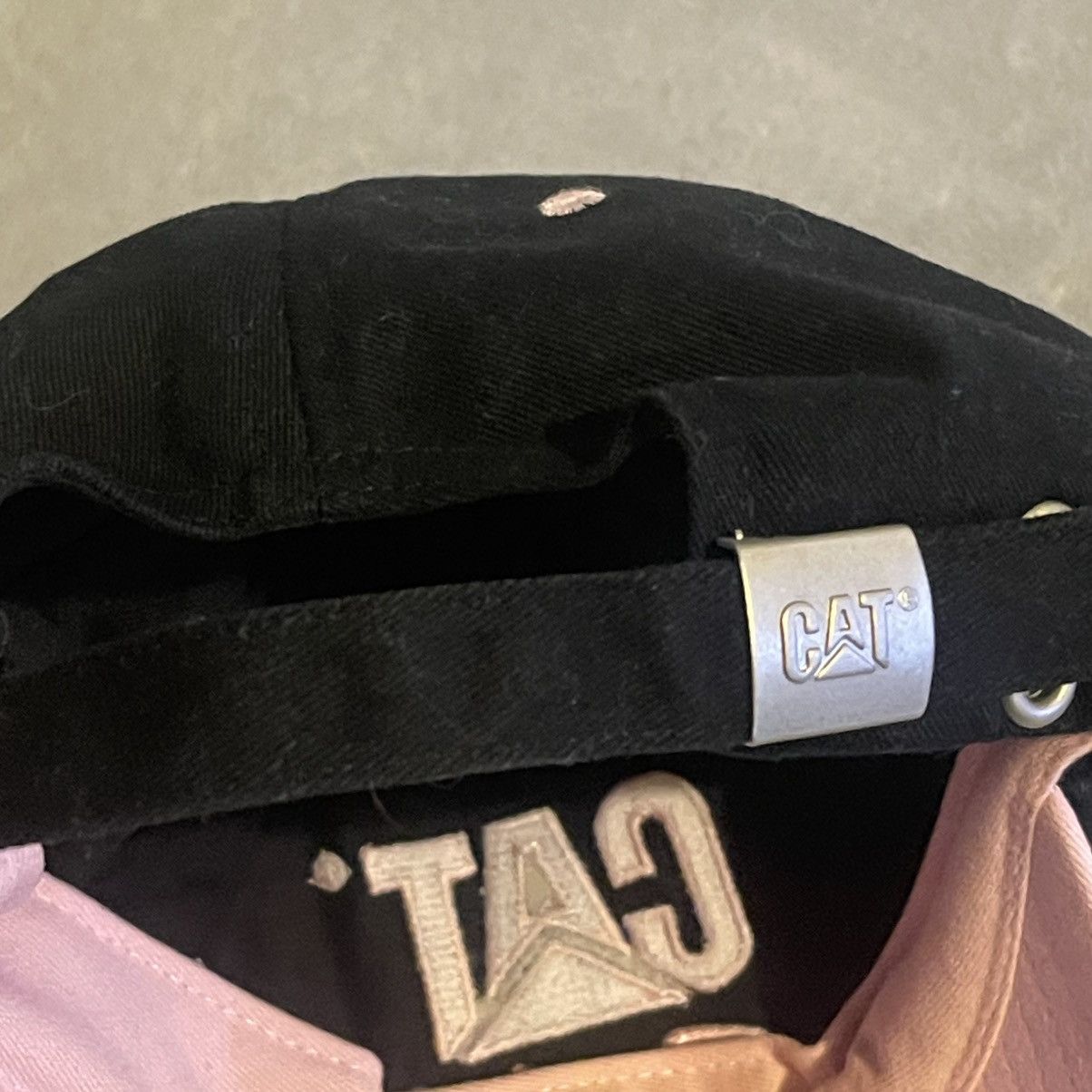 Caterpillar Caterpillar Racing Hat Women One Size Black Baseball Cap Size ONE SIZE - 8 Thumbnail
