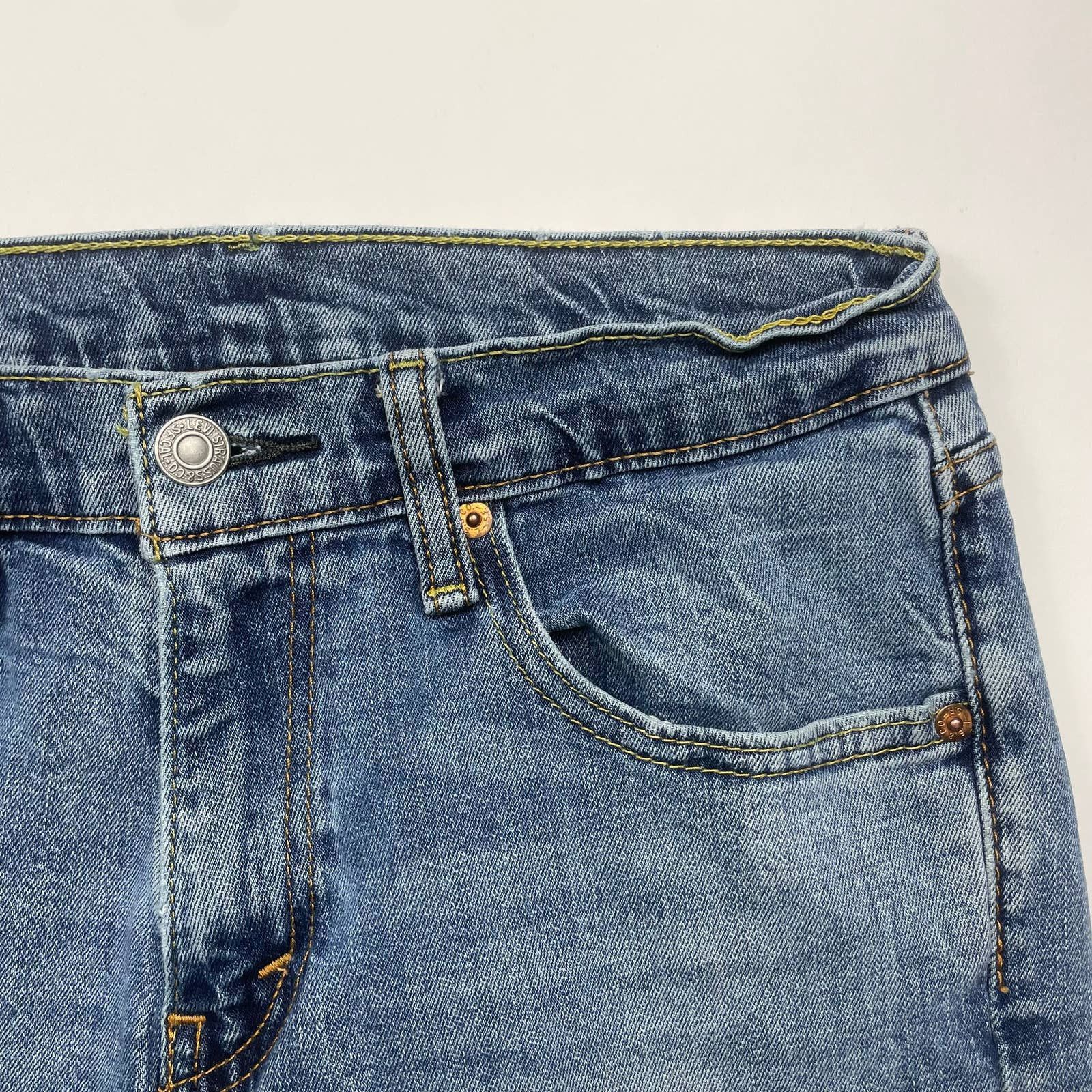Levi's × Vintage Super Sick 527 Levis Light Washed Denim Jean Streetwear Pant Size US 31 - 4 Thumbnail