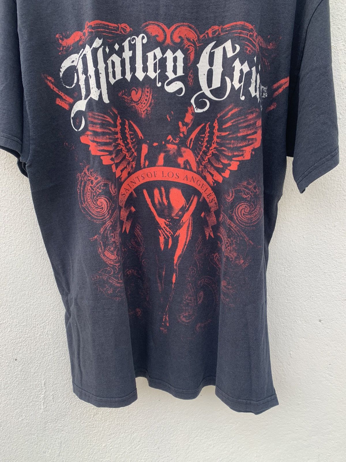 Band Tees × Vintage Vtg Y2K 2009 Motley Crue Saints Of Los Angeles Tee Size US L / EU 52-54 / 3 - 4 Thumbnail