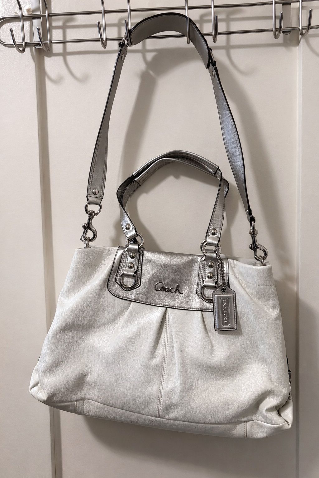 Coach Coach Ashley Leather Satchel (F15513) Size ONE SIZE - 1 Thumbnail