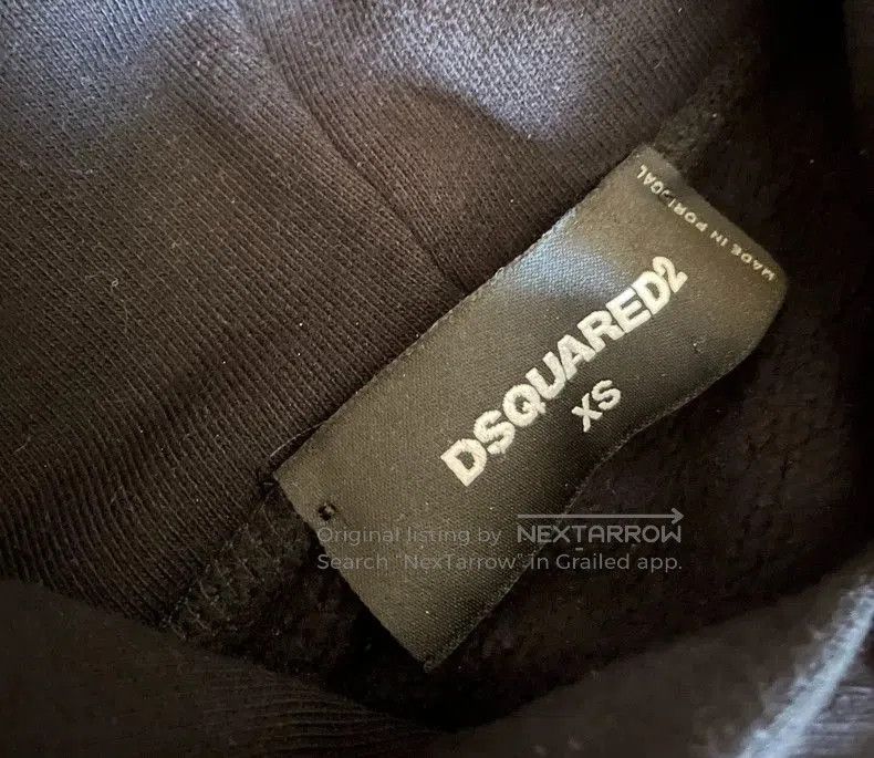 Dsquared2 Dsquared2 Black Logo Hoodie Sweatshirt. Size US XS / EU 42 / 0 - 4 Thumbnail