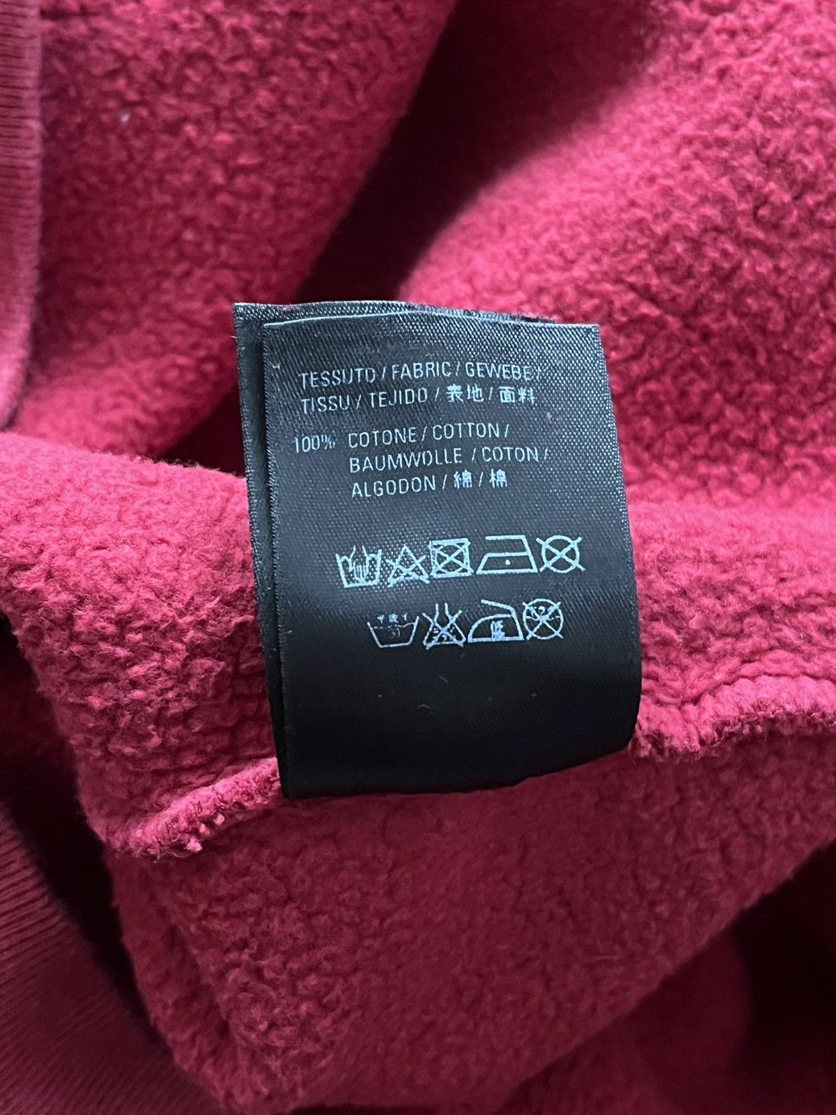 Balenciaga Balenciaga Logo Text Sweatshirt Crewneck Burgundy Red Size US S / EU 44-46 / 1 - 7 Thumbnail