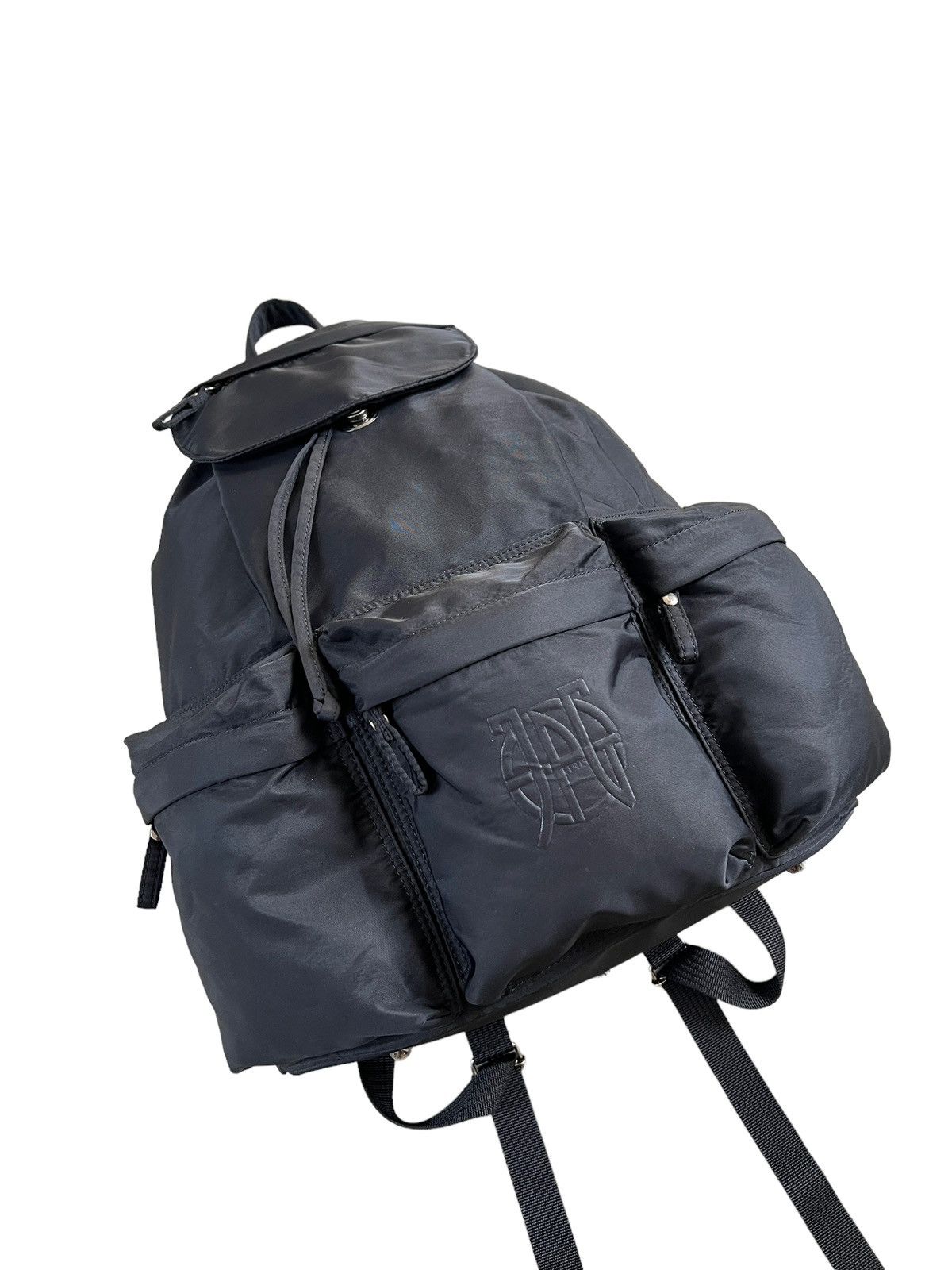 Jean Paul Gaultier 1990 Jean Paul Gaultier Embossed Logo Tanker Backpack Size ONE SIZE - 4 Thumbnail