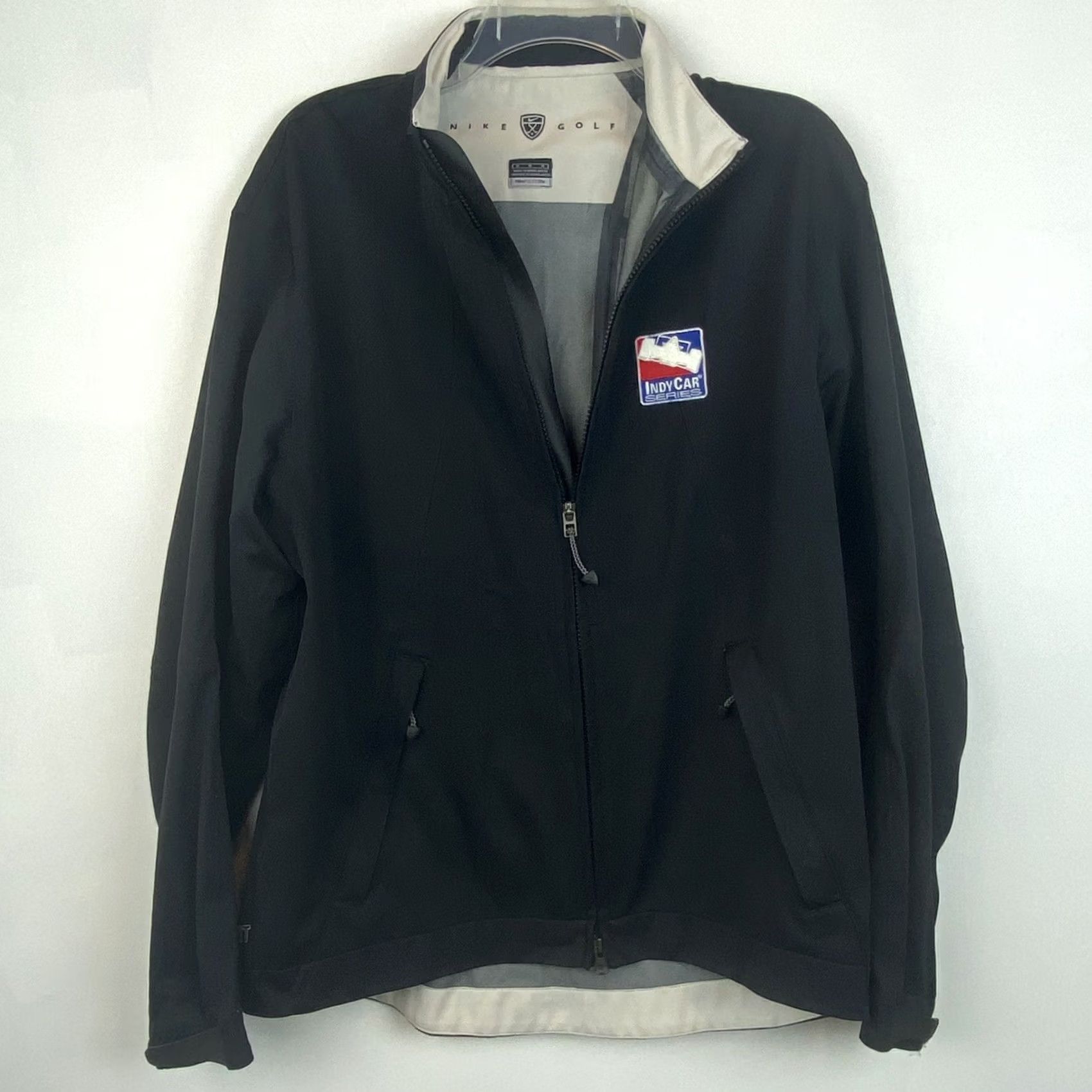 Nike Nike Golf Storm Fit Jacket Mens M Black Windbreaker Zip Indy 500 Car Series Read Size US M / EU 48-50 / 2 - 3 Thumbnail