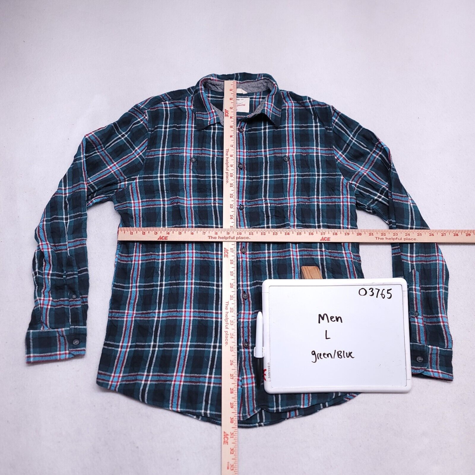 Urban Pipeline Urban Pipeline Tartan Flannel Shirt Mens Size Large L Green Size US L / EU 52-54 / 3 - 6 Thumbnail