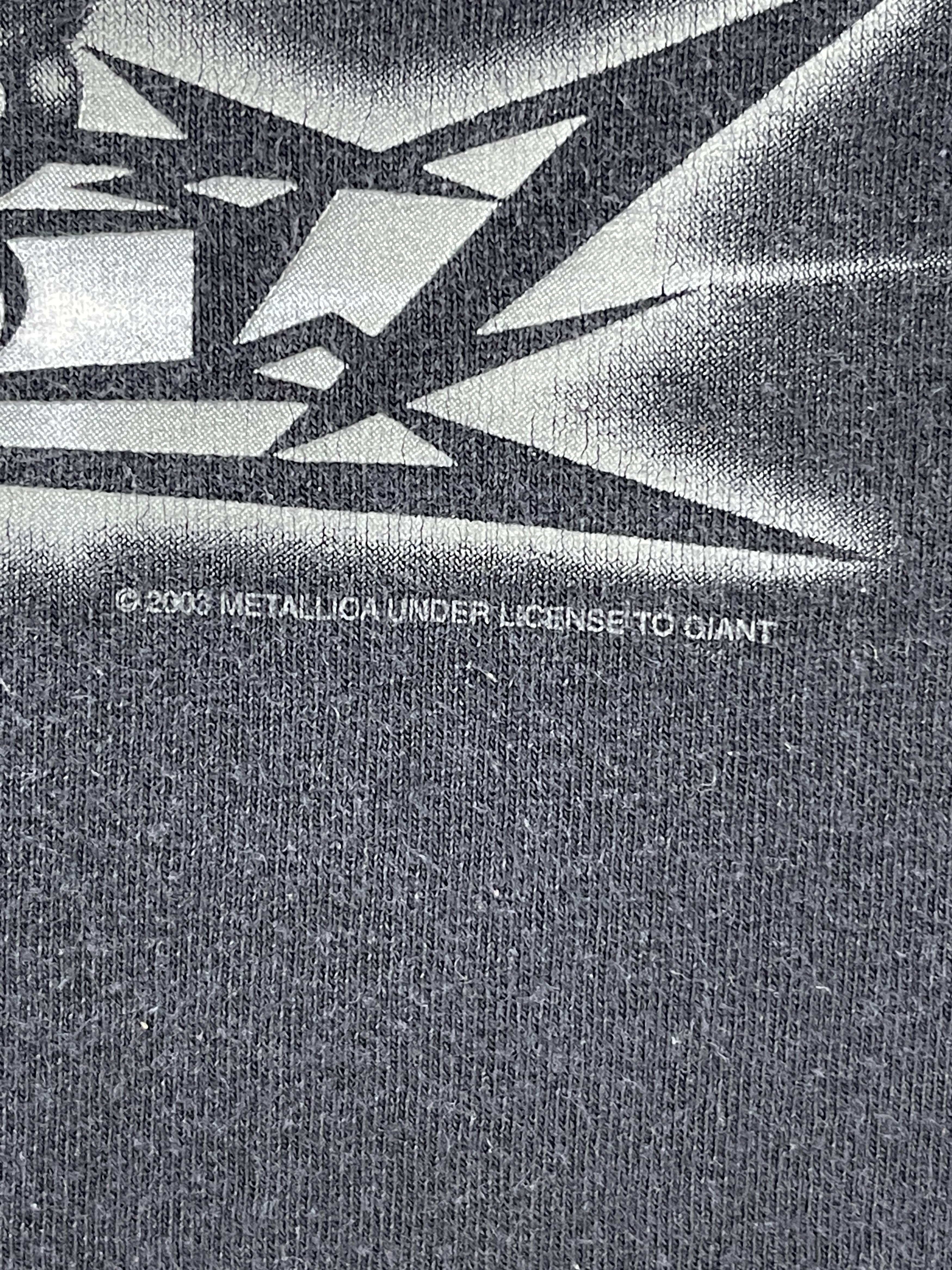 Band Tees × Metallica × Vintage Vintage 2001 Metallica Long Sleeve T Shirt TA0372 Size US XL / EU 56 / 4 - 9 Thumbnail