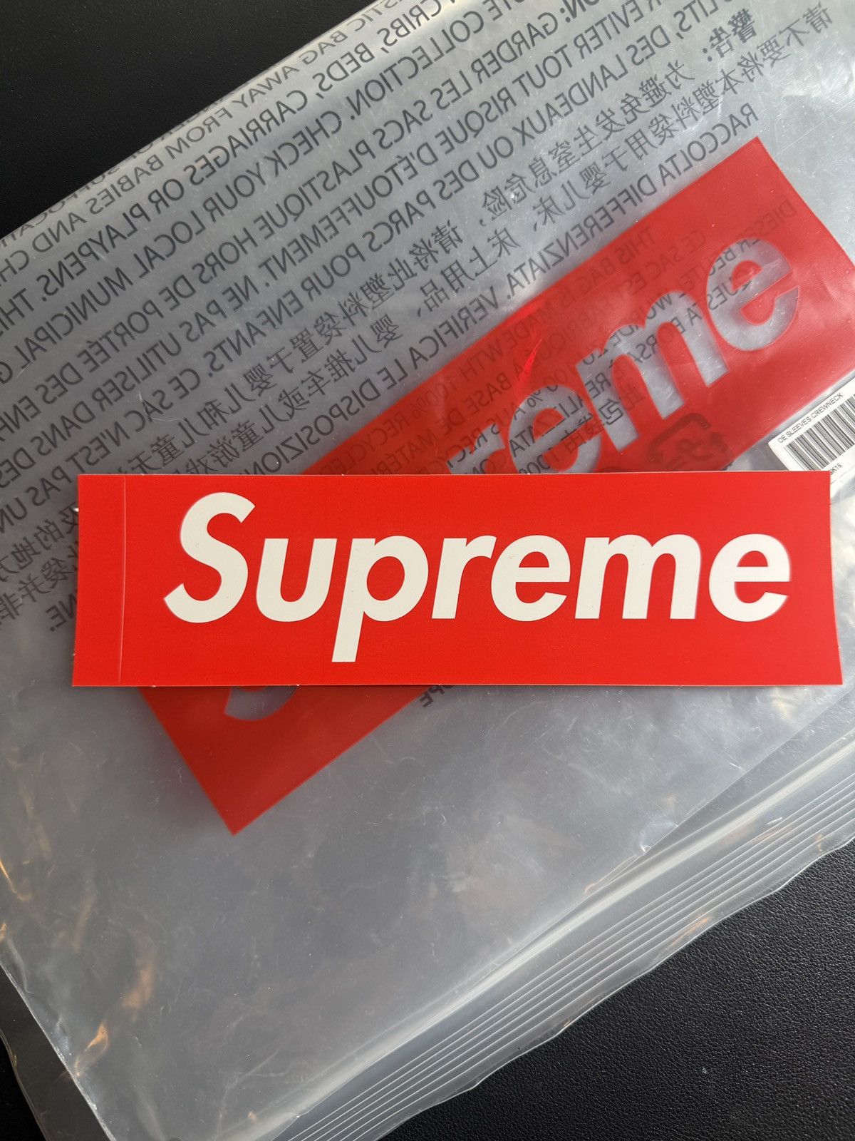 Supreme Brand New Supreme Old English Sleeves Blue Crew Neck Size US M / EU 48-50 / 2 - 7 Thumbnail