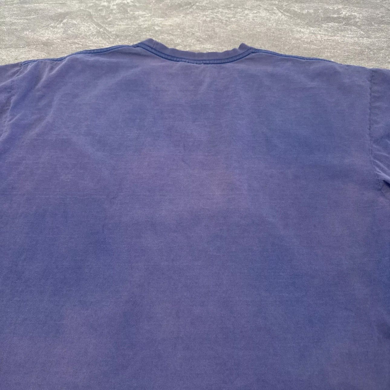 Nike × Vintage VINTAGE Nike T Shirt Purple Spell Out Logo Center Swoosh 2XL Size US XXL / EU 58 / 5 - 9 Thumbnail