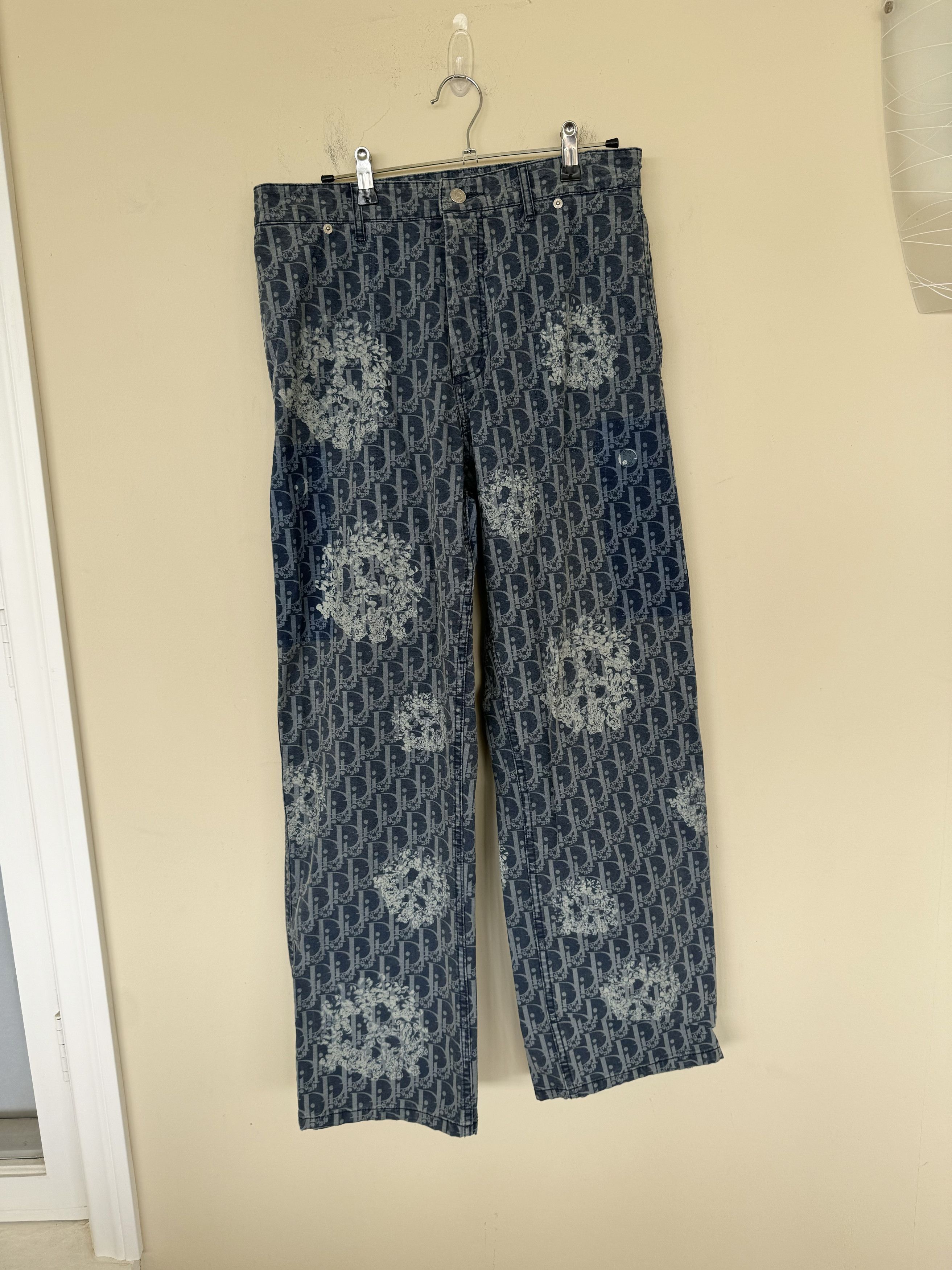 DENIM TEARS × Dior Dior Denim Tears Jeans Size 34" / US 12 / IT 48 - 1 Thumbnail