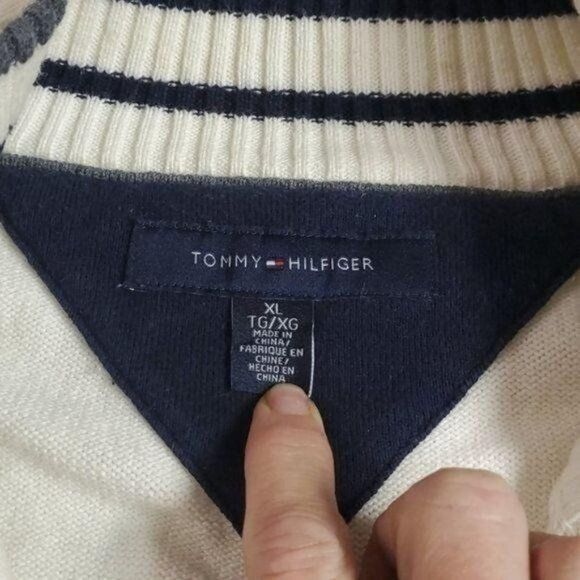 Tommy Hilfiger Tommy Hilfiger Vintage Embellished Embroidered Zippered Long Size US XL / EU 56 / 4 - 4 Thumbnail