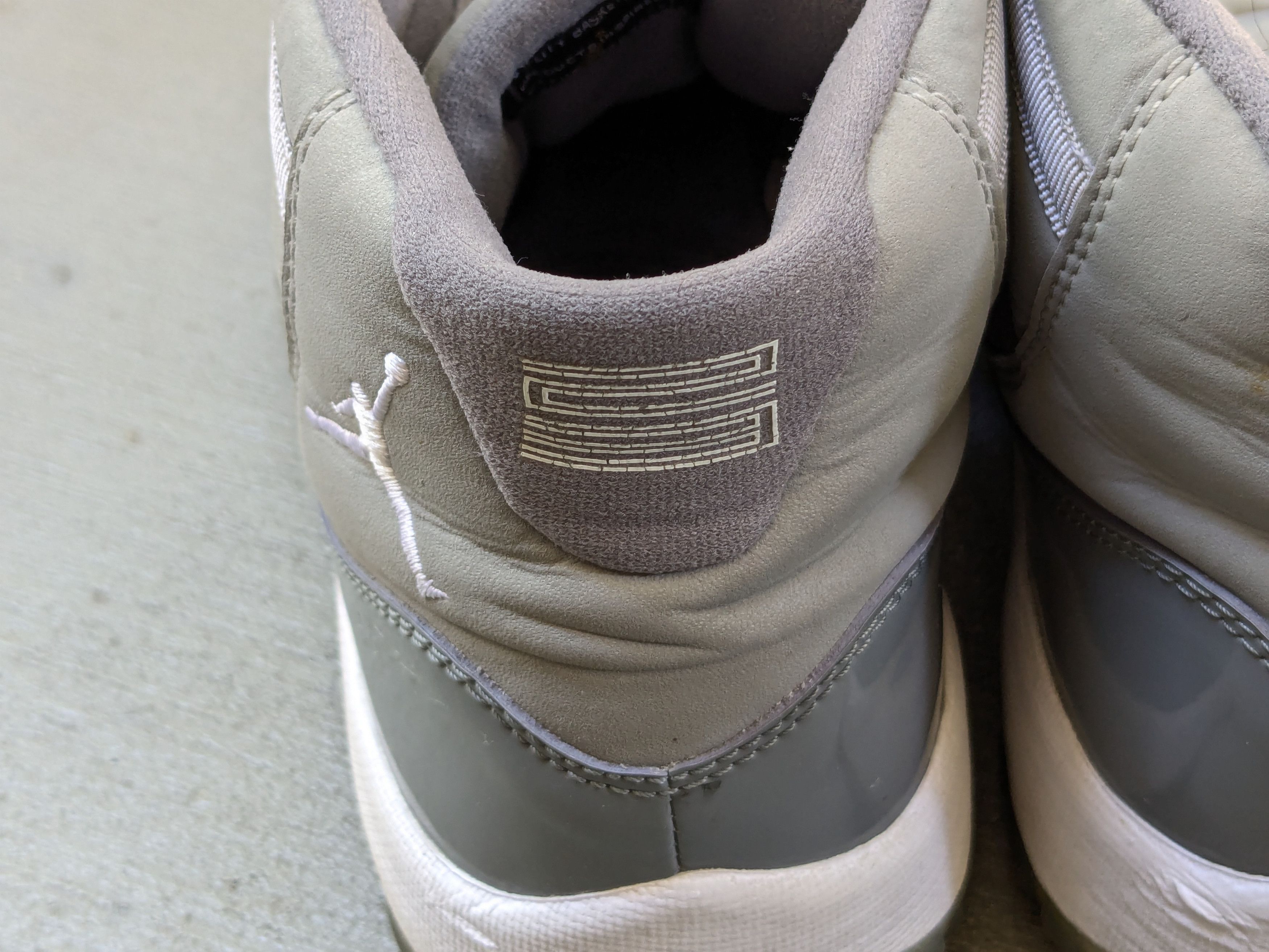 Jordan Brand Nike Air Jordan 11 Retro Cool Gray 2010 Men 7.5 378037-001 Size US 7.5 / EU 40-41 - 16 Thumbnail
