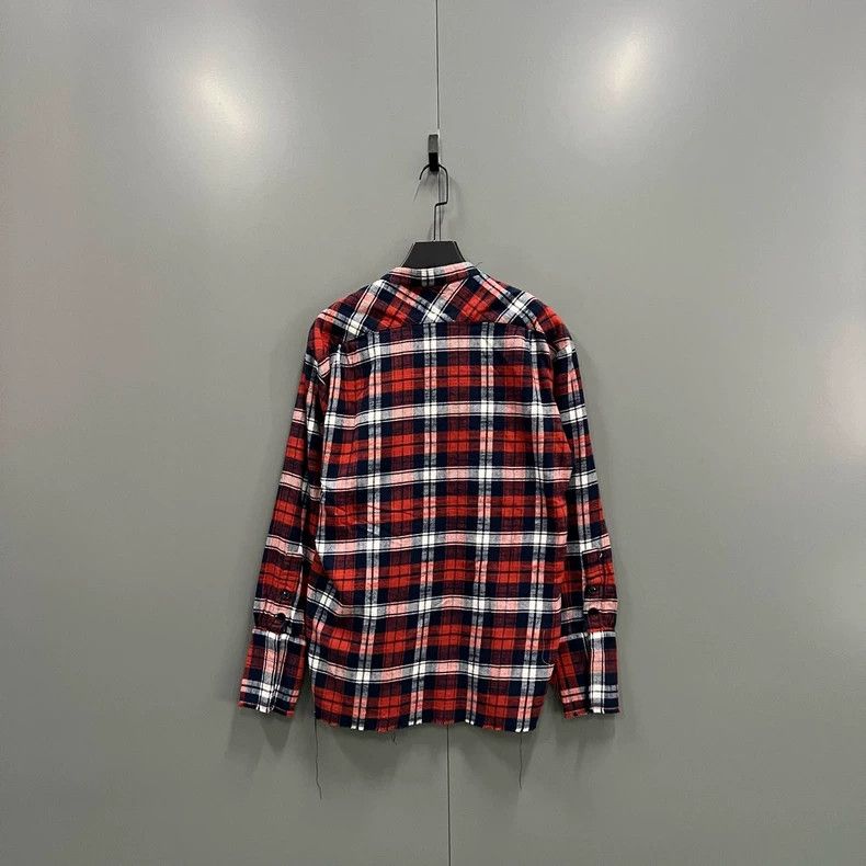 Greg Lauren greg lauren plaid shirt 2506-Nextarrow Size US M / EU 48-50 / 2 - 2 Thumbnail
