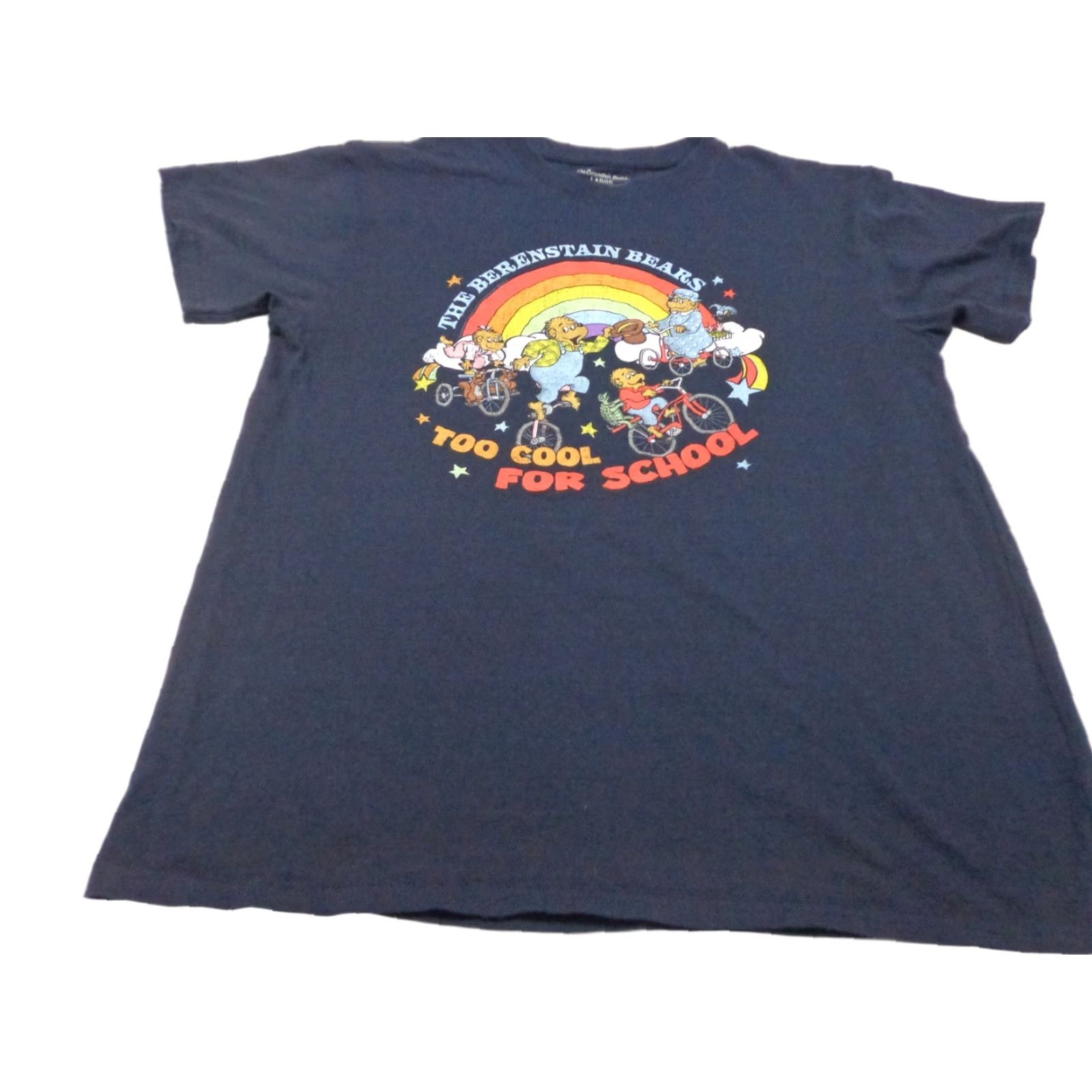 Vintage The Berenstain Bears T-Shirt L Adult Unisex Short Sleeve Blue Cotton Blend Shirt Size US L / EU 52-54 / 3 - 1 Thumbnail