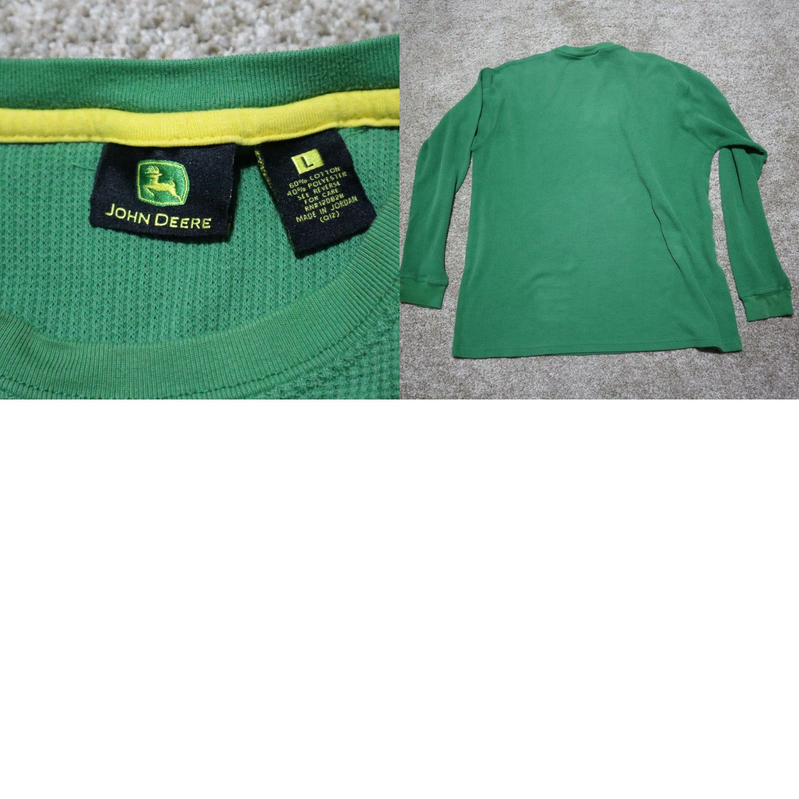 John Deere VINTAGE John Deere Crewneck Sweatshirt Pullover Boys Size L Large Green Logo Best In The Field Mens Size US L / EU 52-54 / 3 - 8 Thumbnail