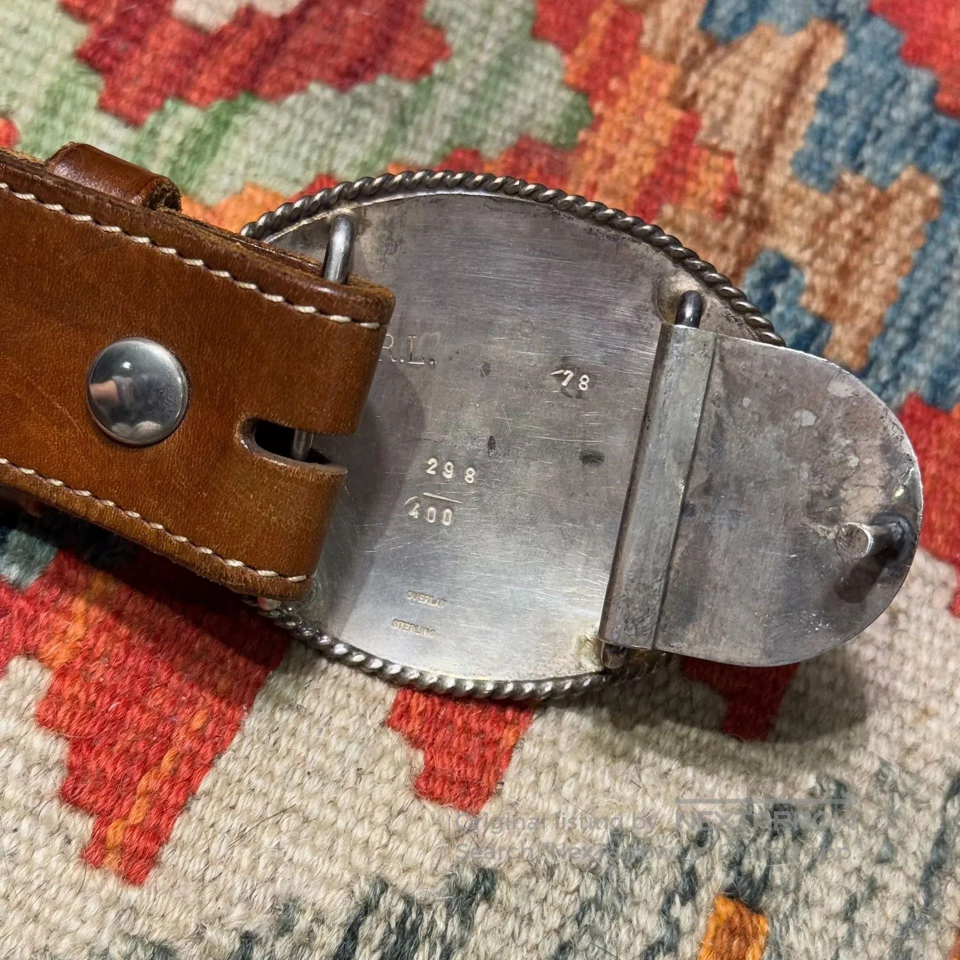 RRL Ralph Lauren Ralph Lauren Horse Head Buckle Belt. Size ONE SIZE - 4 Thumbnail