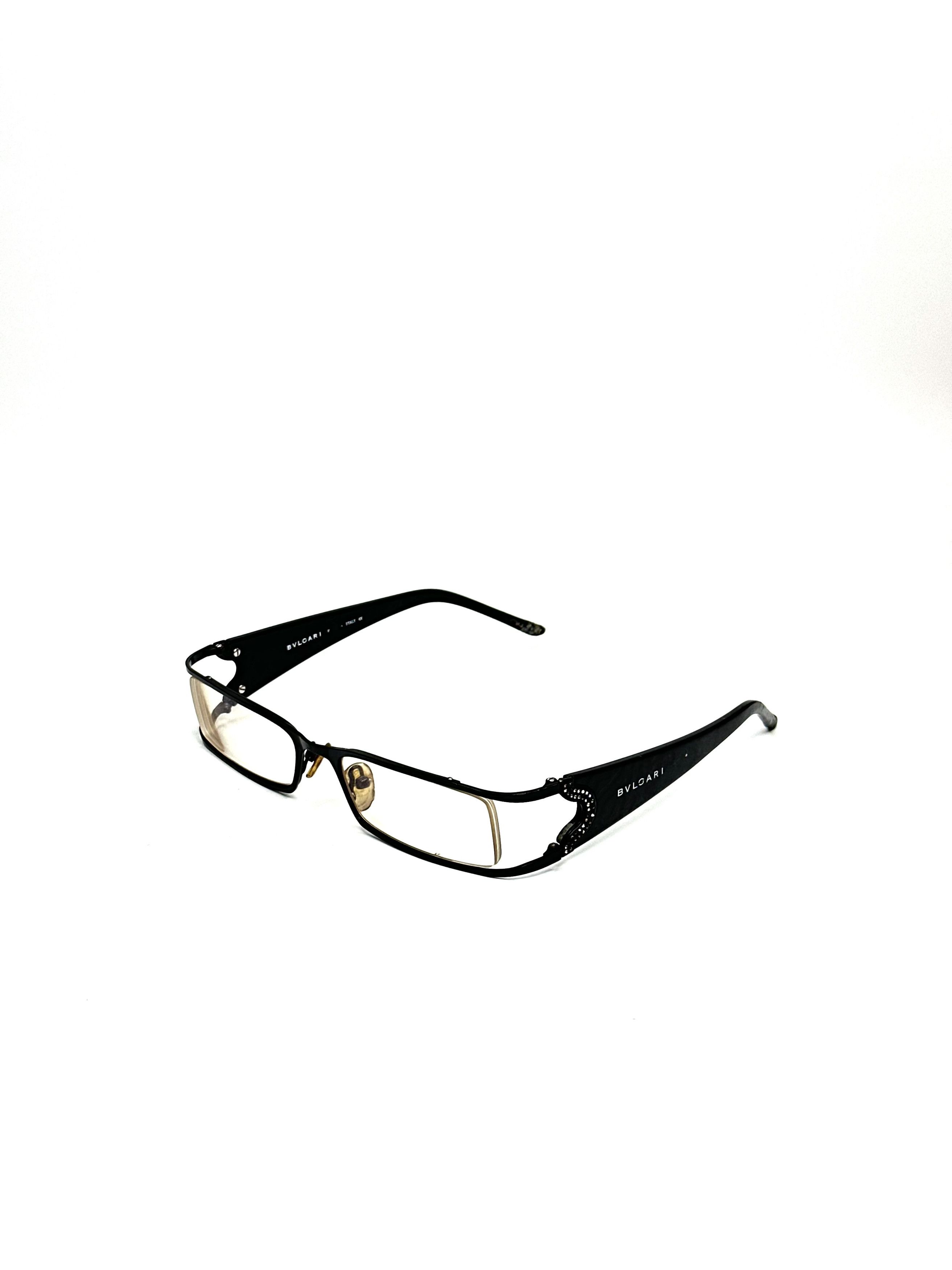 Bvlgari Bvlgari avantgarde vintage rhinestones glasses Size ONE SIZE - 2 Thumbnail