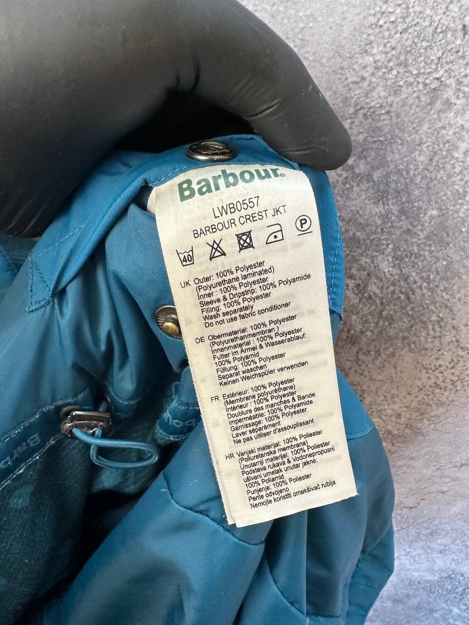Barbour Barbour Crest Jacket Parka Windbreacker Weather Comfort Size L / US 10 / IT 46 - 19 Thumbnail