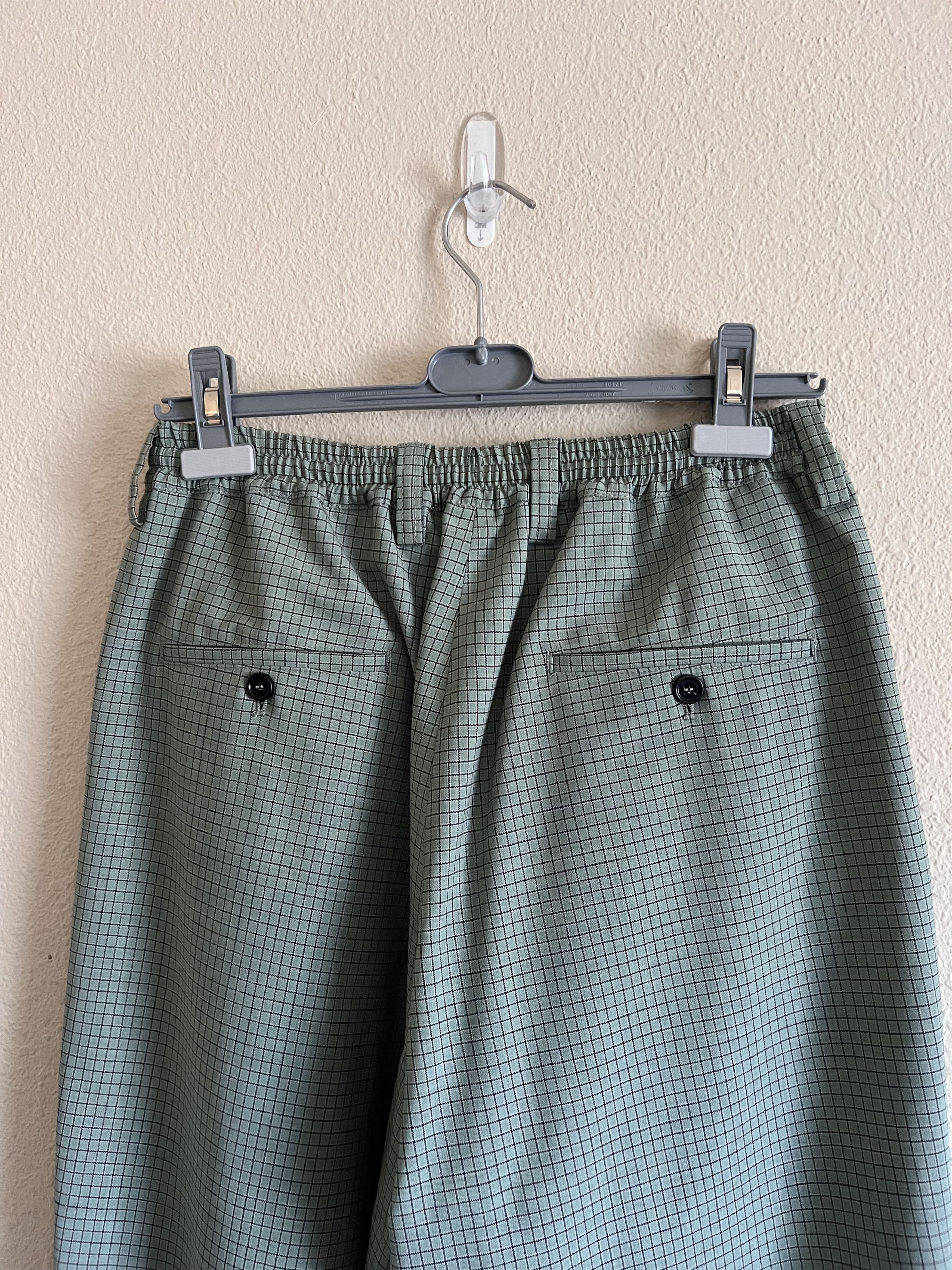 Marni Marni Stretch Wool Fresco Check Pants in Pale Mint Size US 30 / EU 46 - 5 Thumbnail