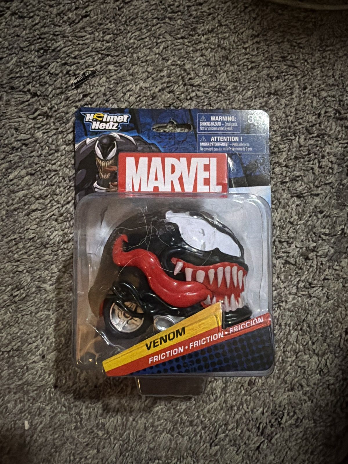 Marvel Comics Marvel Helmet Hedz Venom Friction Vehicle Size ONE SIZE - 1 Thumbnail