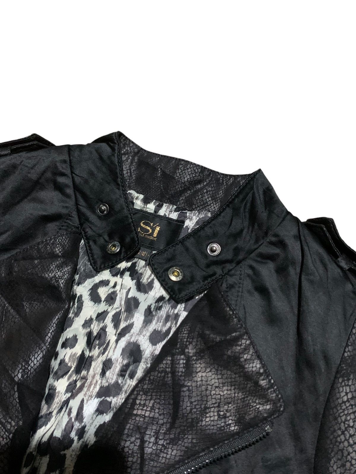 20471120 × Beauty Beast × Japanese Brand 2000s Style Innerve cyber jumpsuit zip biker jacket Size S / US 4 / IT 40 - 6 Thumbnail