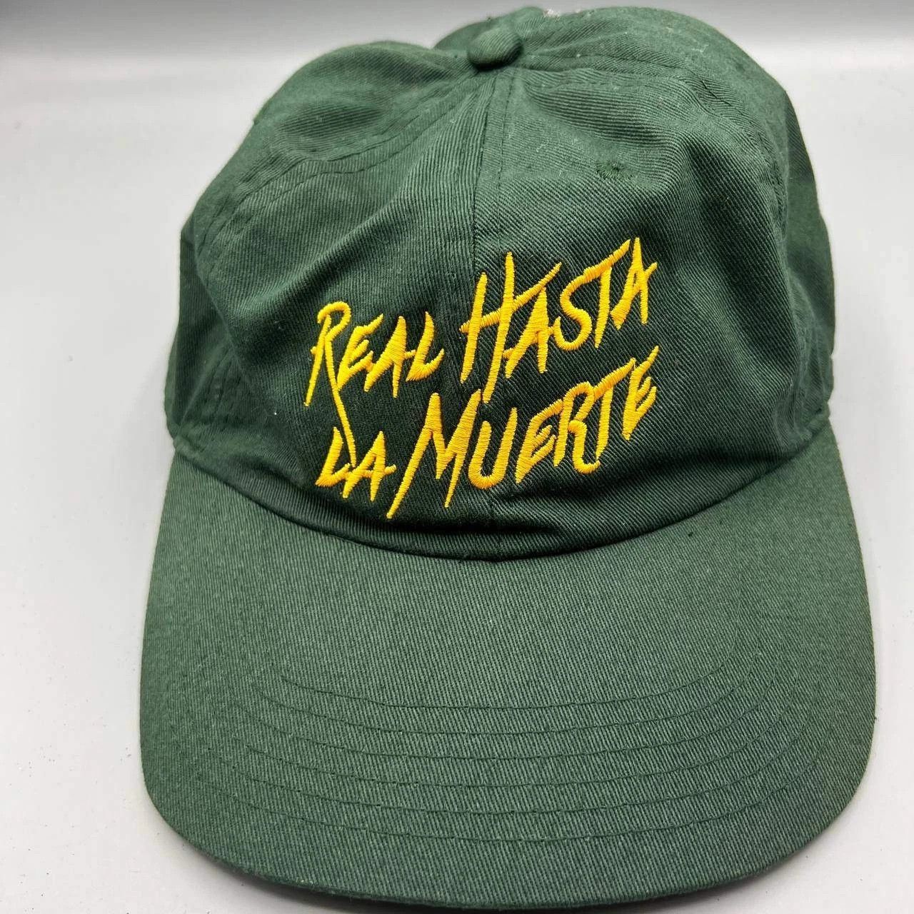 Other Real Hasta La Muerte Hat Men Embroidered Pablo Strap Back Size ONE SIZE - 1 Thumbnail