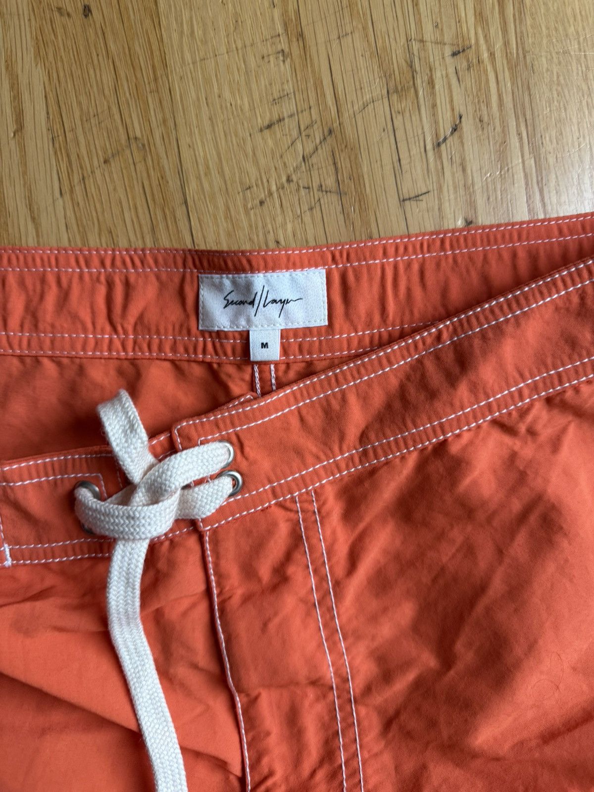 Second/Layer Second/Layer Water Shorts Swim Trunks Board Shorts Orange Size US 32 / EU 48 - 3 Thumbnail