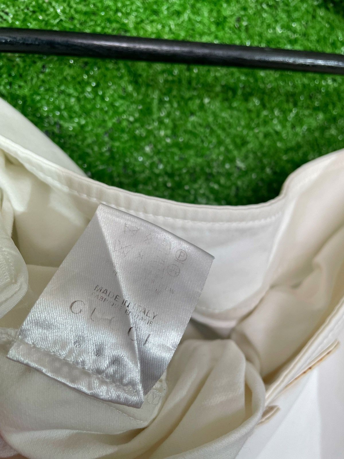Gucci Gucci White Women Mid Cotton Skirt Size 38 Leather & Bamboo Size 26" / US 2 / IT 38 - 7 Thumbnail