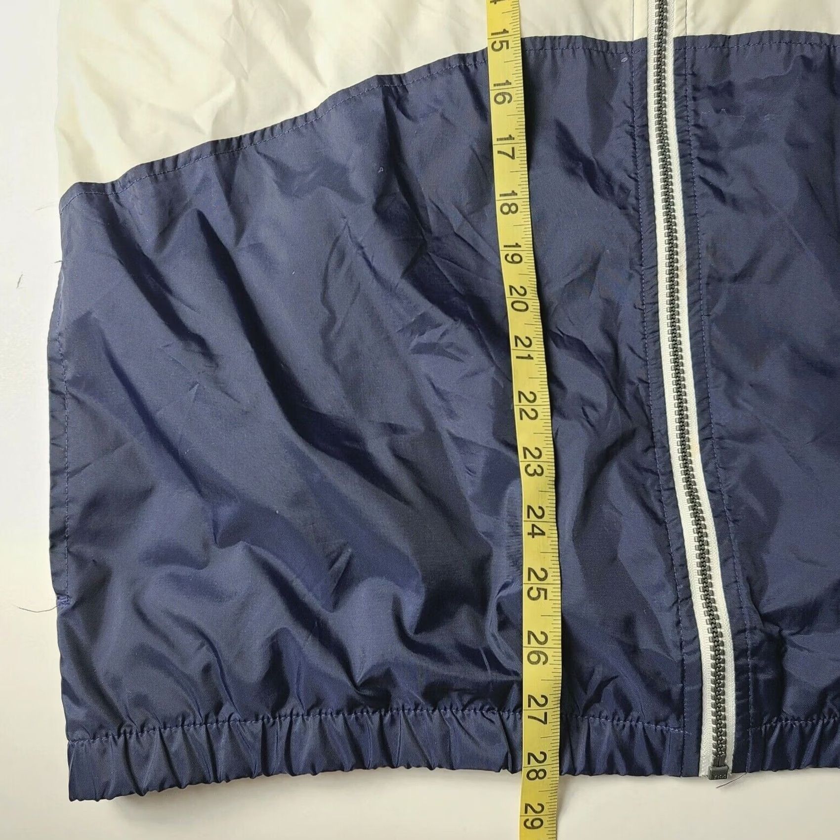 Adidas VINTAGE adidas Windbreaker Jacket Zip 3 Stripe Mens XL Hooded Blue Striped Casual Outdoor Size US XL / EU 56 / 4 - 6 Thumbnail