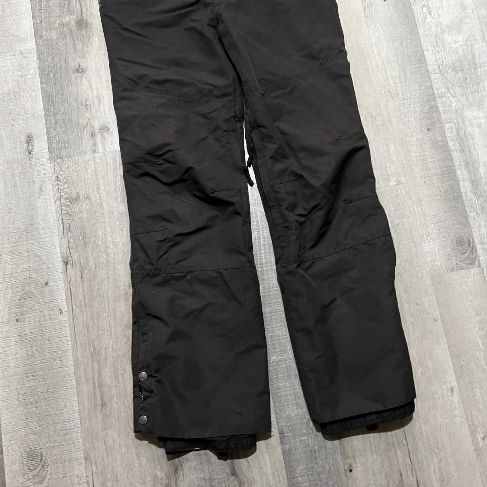 Other Picture Organic YAKOUMO Ski Bibs Black Snow Pants Outdoor Size 37" - 4 Thumbnail