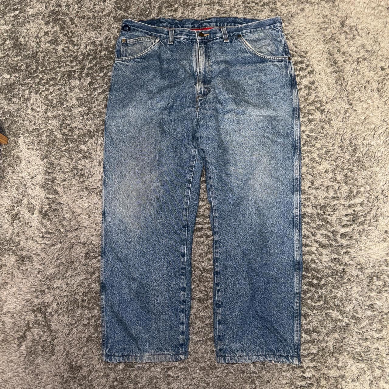 Wrangler Wrangler Men's Blue Jeans Size US 38 / EU 54 - 2 Thumbnail