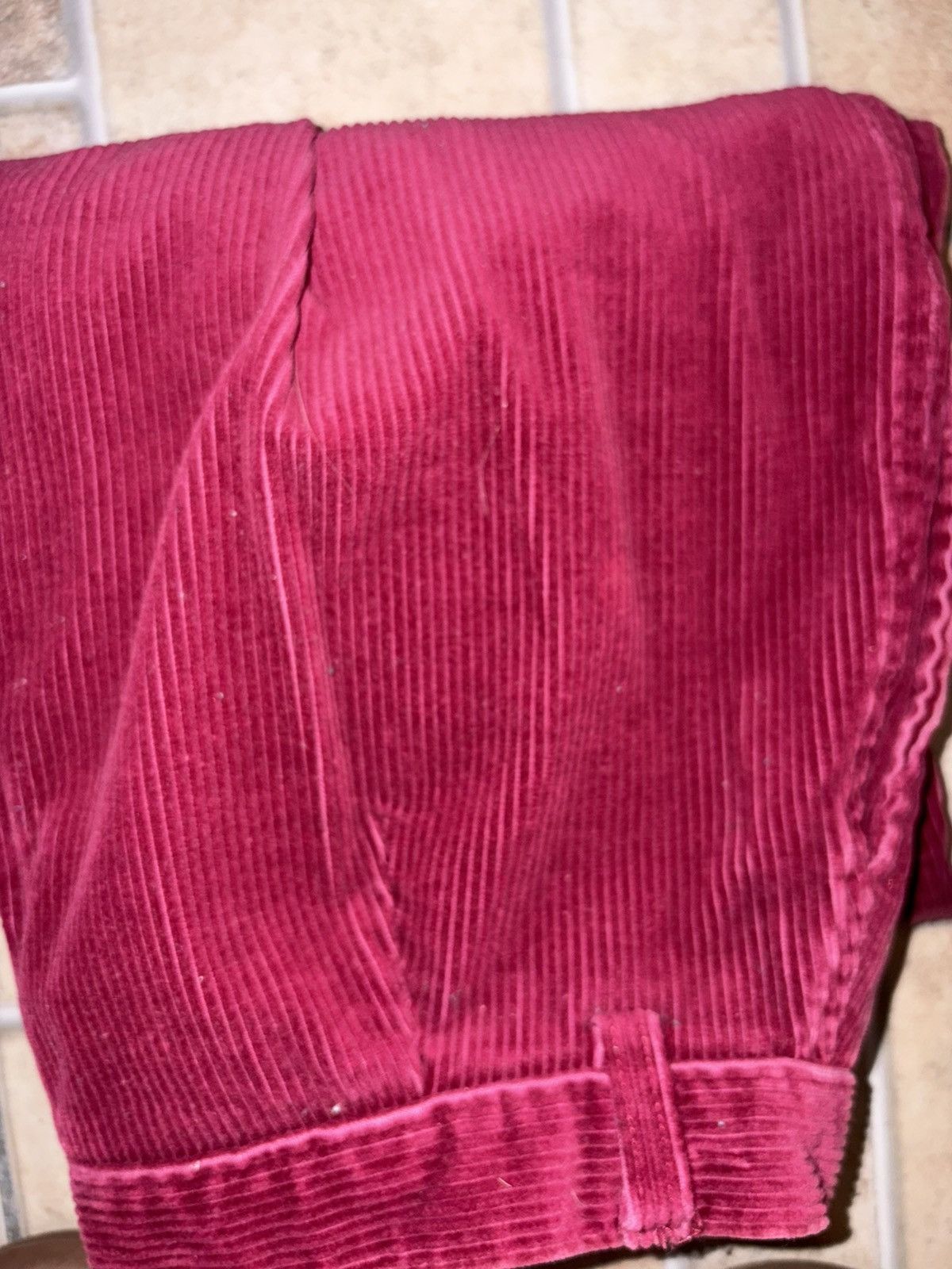 Lands' End LAND’sEND CORDUROY PINK PANTS. Size 38" / US 16 / IT 52 - 7 Thumbnail
