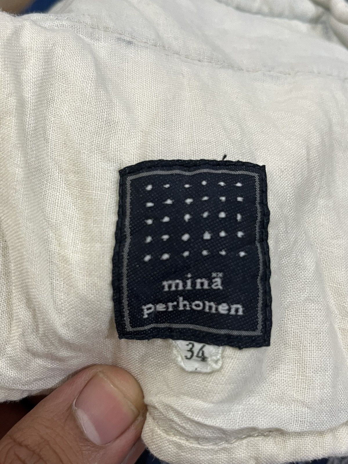 Japanese Brand × mina perhonen Vintage mina phernon Selvedge Distressed Denim Size US 29 - 8 Thumbnail