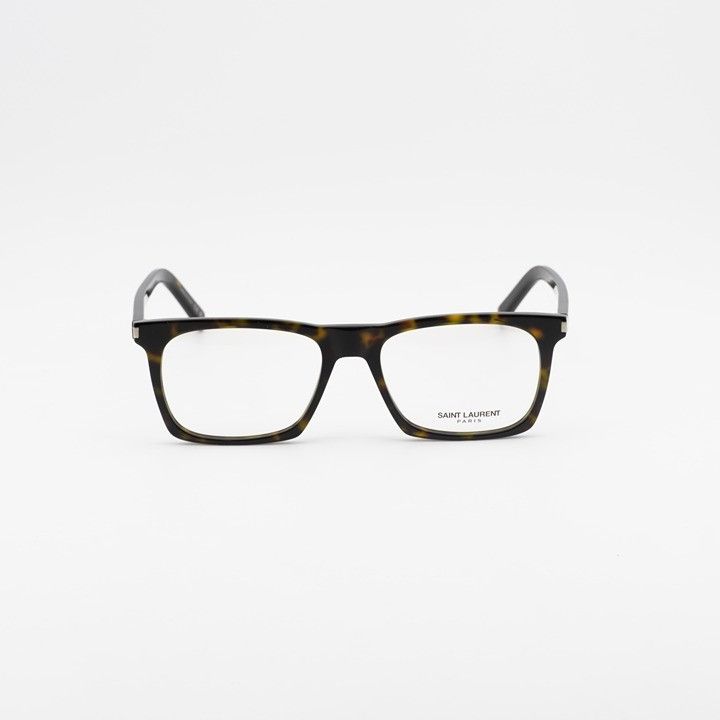 Saint Laurent Paris Saint Laurent SL559 OPT 003 Eyeglasses Havana 54mm Square Size ONE SIZE - 2 Thumbnail
