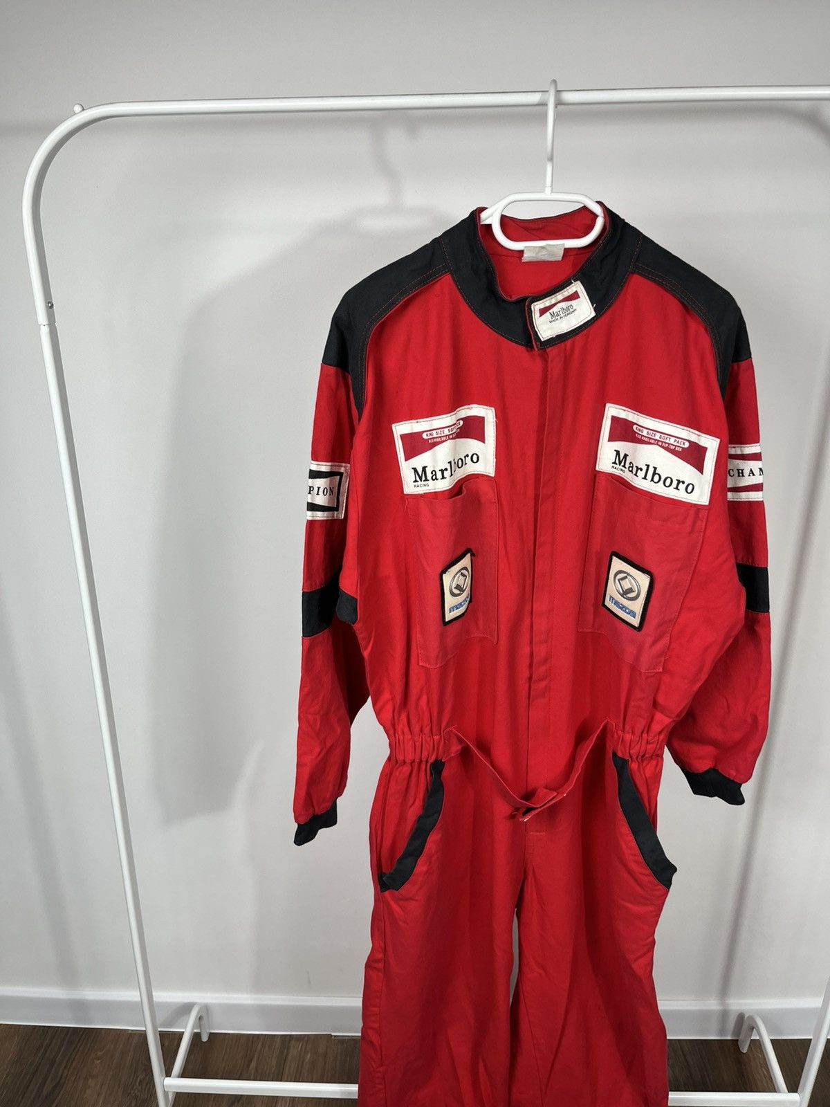Marlboro Vintage Marlboro Racing Suit Coveralls Red Mazda Workwear Size US L / EU 52-54 / 3 - 2 Thumbnail