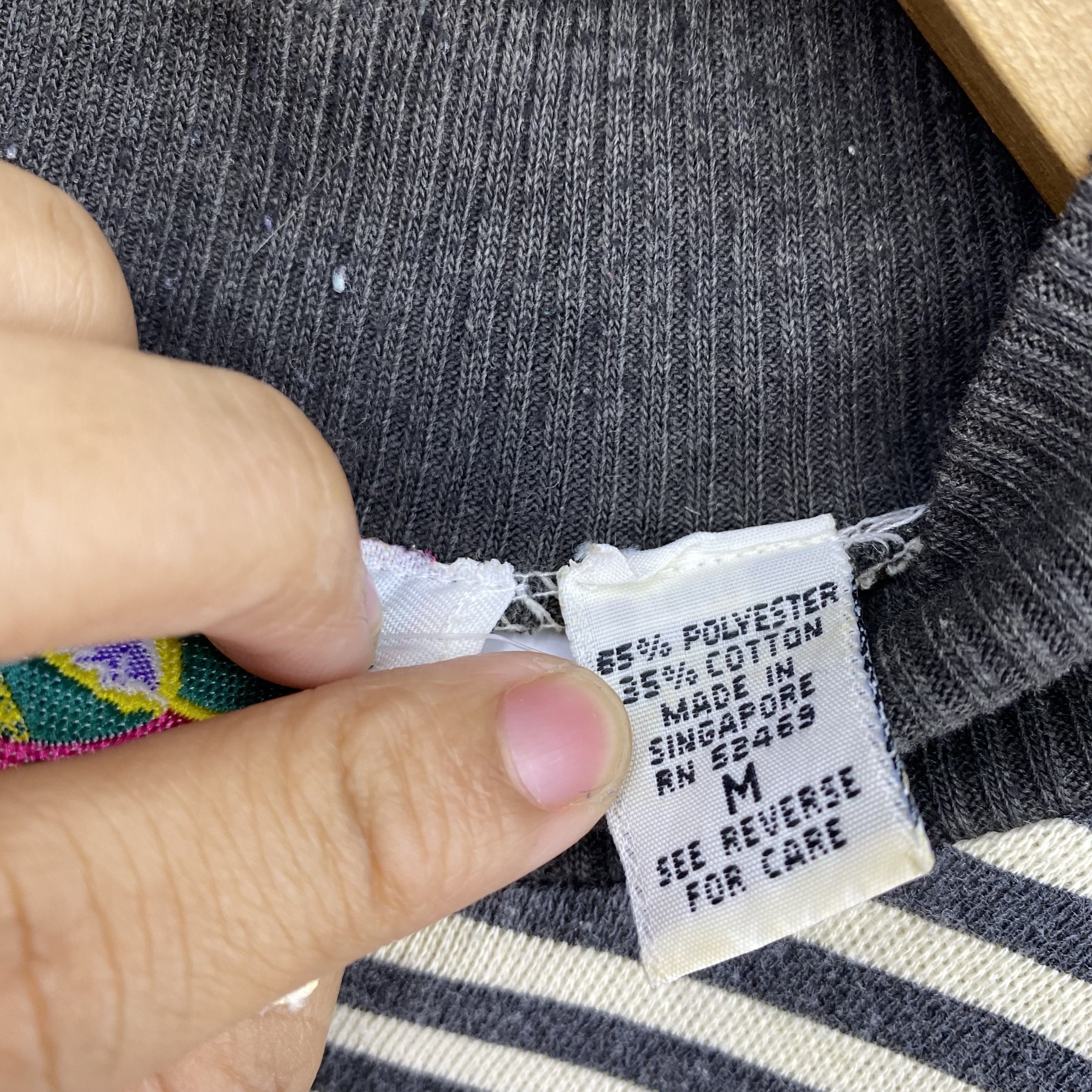 Japanese Brand Vintage Rock Creek Sweater 80s Striped Sweatshirt Jumper Size US L / EU 52-54 / 3 - 6 Thumbnail