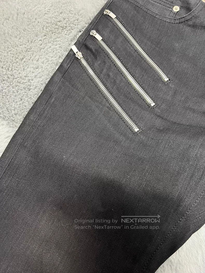Saint Laurent Paris Saint Laurent Paris Black Five Zipper Basic Denim Pants Size US 31 - 6 Thumbnail