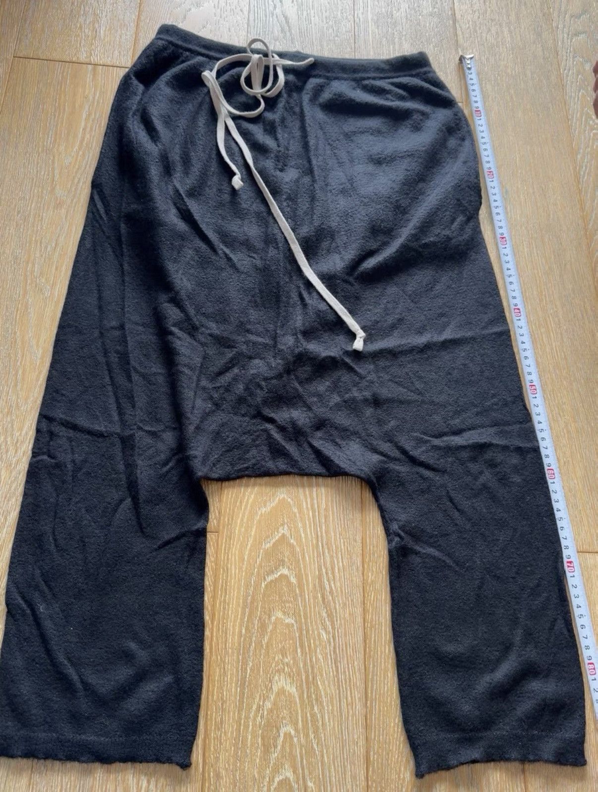 Rick Owens Rick Owens cashmere drop-crotch pants Size US 30 / EU 46 - 1 Thumbnail