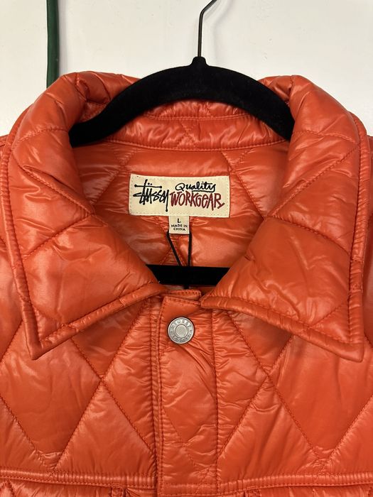 Stussy Stussy Ranch Jacket Quilted Nylon red | Grailed