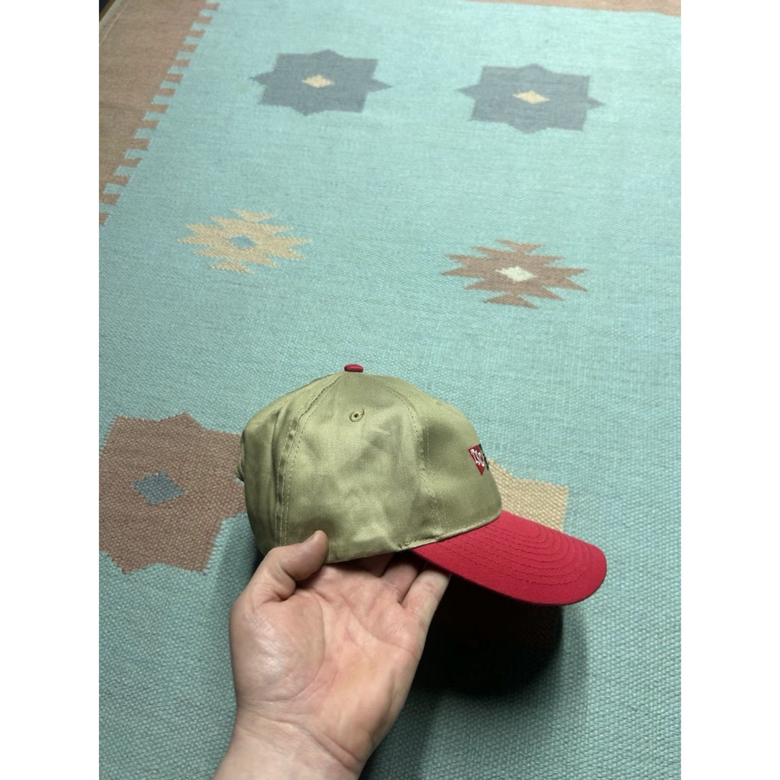 Vintage Tractor Supply Co Snapback Hat Beige Embroidered Logo Adjustable Cap Farm Snap-Back Mens Men Size ONE SIZE - 8 Thumbnail