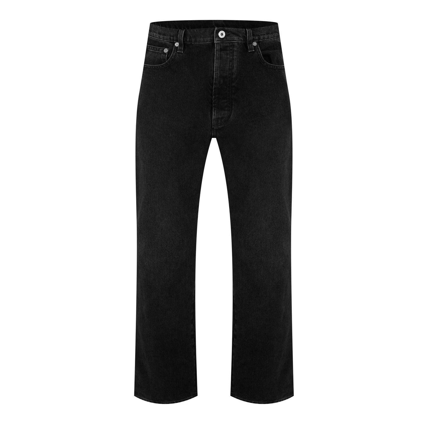 Off-White o1g2r1mq0326 Diag Relax Straight Leg Jeans in Black Size US 32 / EU 48 - 1 Thumbnail