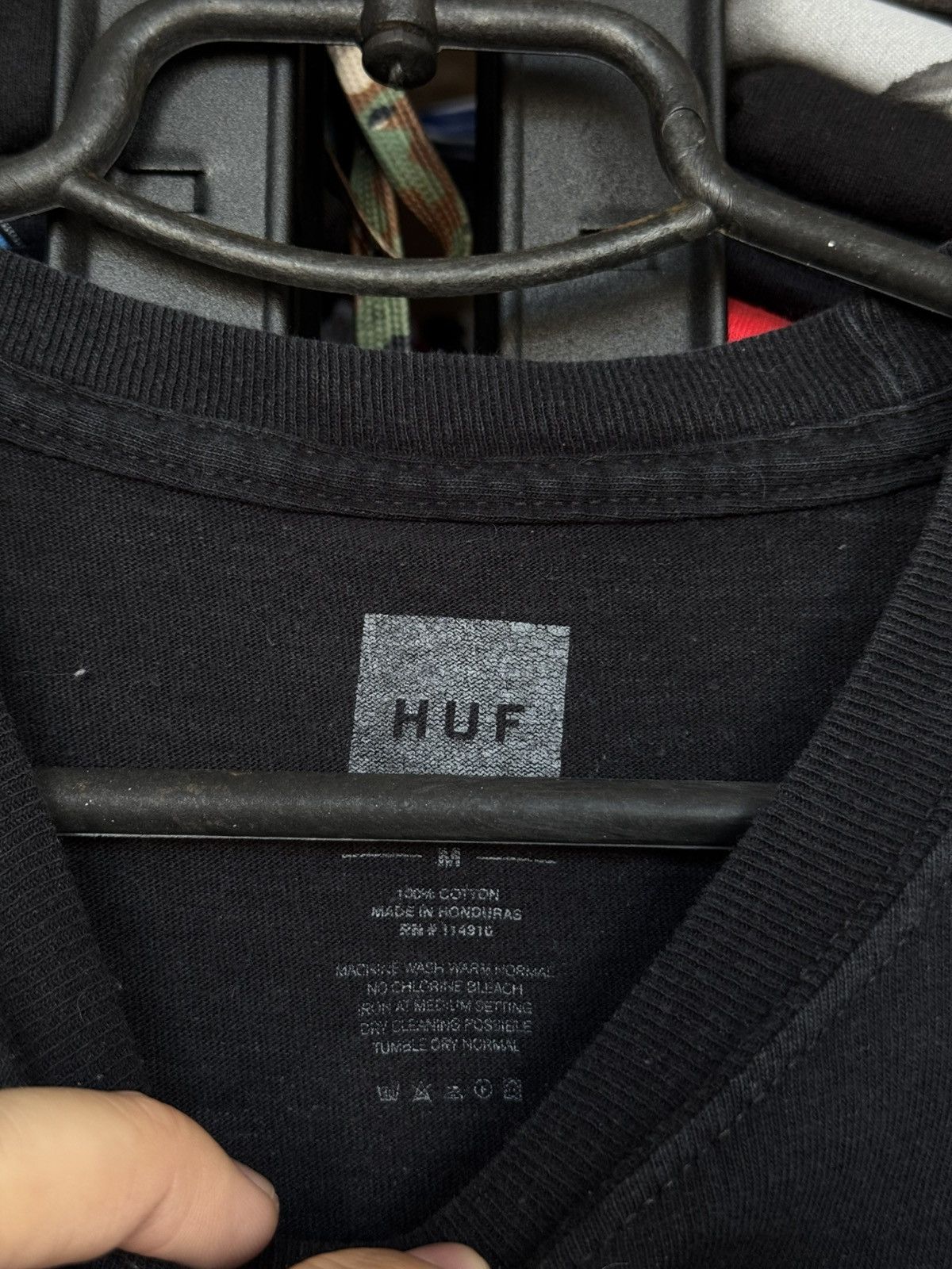 Huf Huf vintage big logo tee SK8 Size US M / EU 48-50 / 2 - 4 Thumbnail