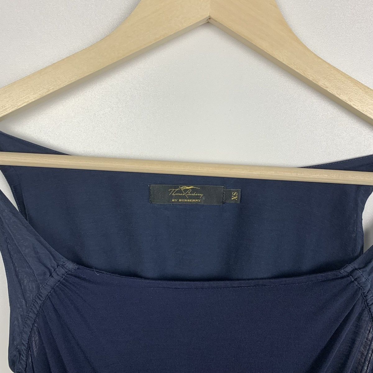 Burberry Thomas Burberry Blue Mini Dress Size XS Size XS / US 0-2 / IT 36-38 - 4 Thumbnail