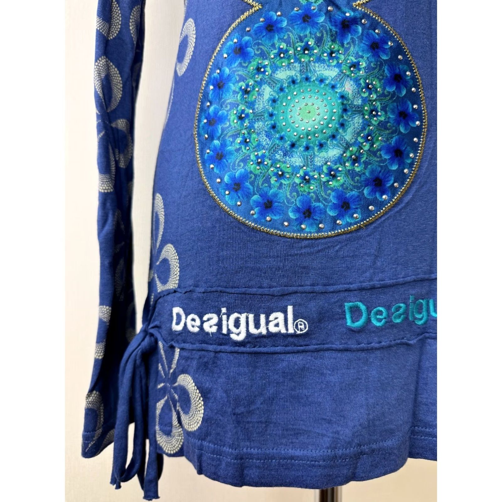 Desigual Desigual Shirt Tunic Womens Size L Multicoloured Long Sleeve Size L / US 10 / IT 46 - 2 Thumbnail