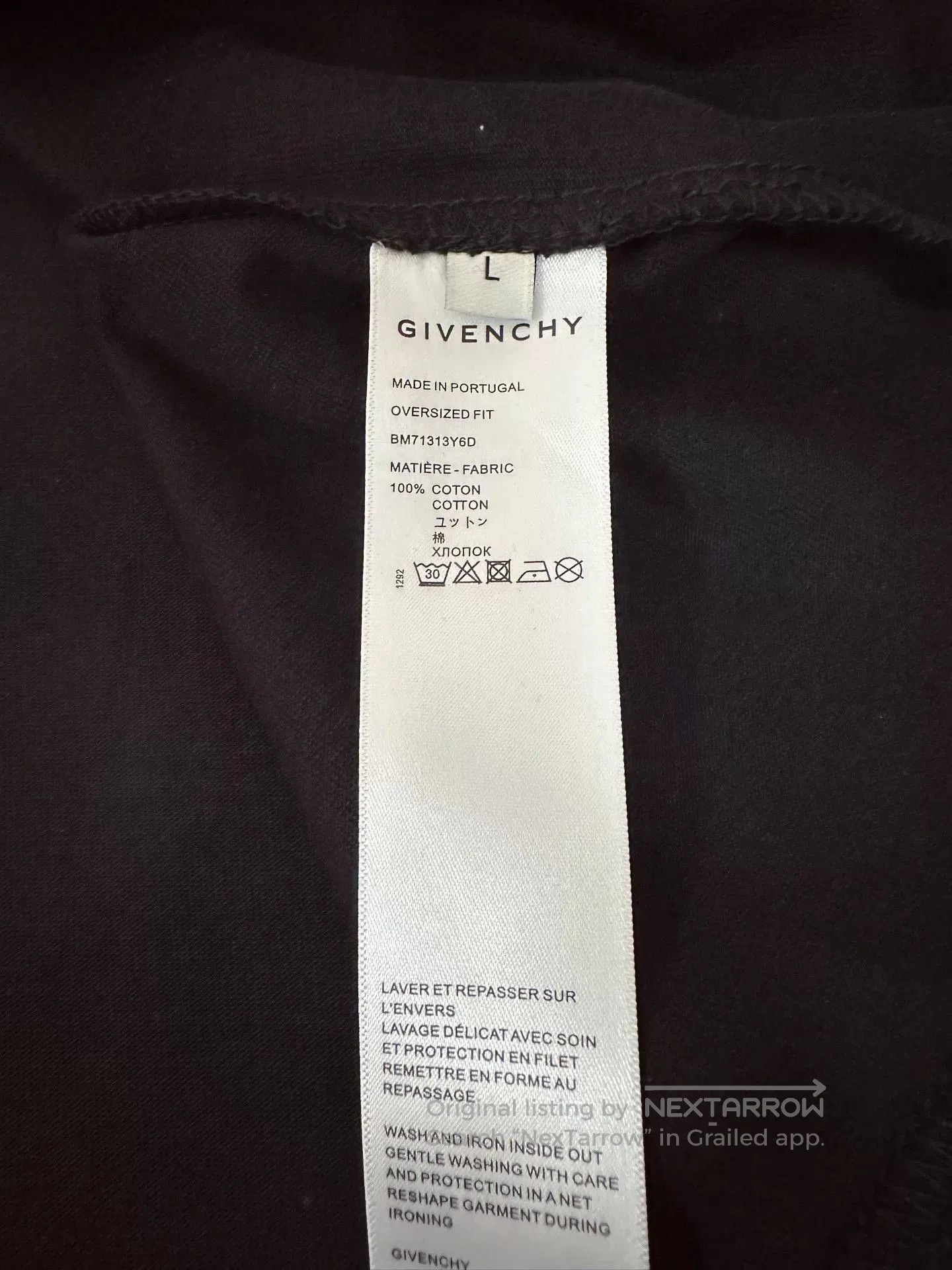 Givenchy Givenchy New Black T-Shirt. Size US L / EU 52-54 / 3 - 7 Thumbnail
