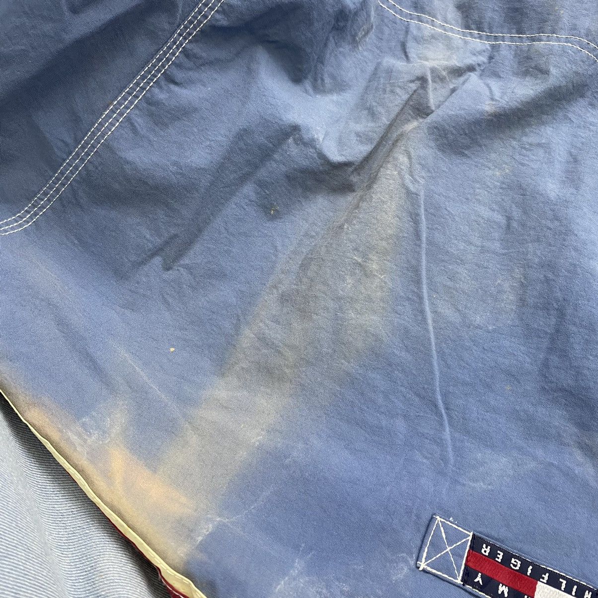 Tommy Hilfiger × Vintage Vintage TOMMY HILFIGER Hooded Embroidered Brand Logo Bomber Size US M / EU 48-50 / 2 - 9 Thumbnail