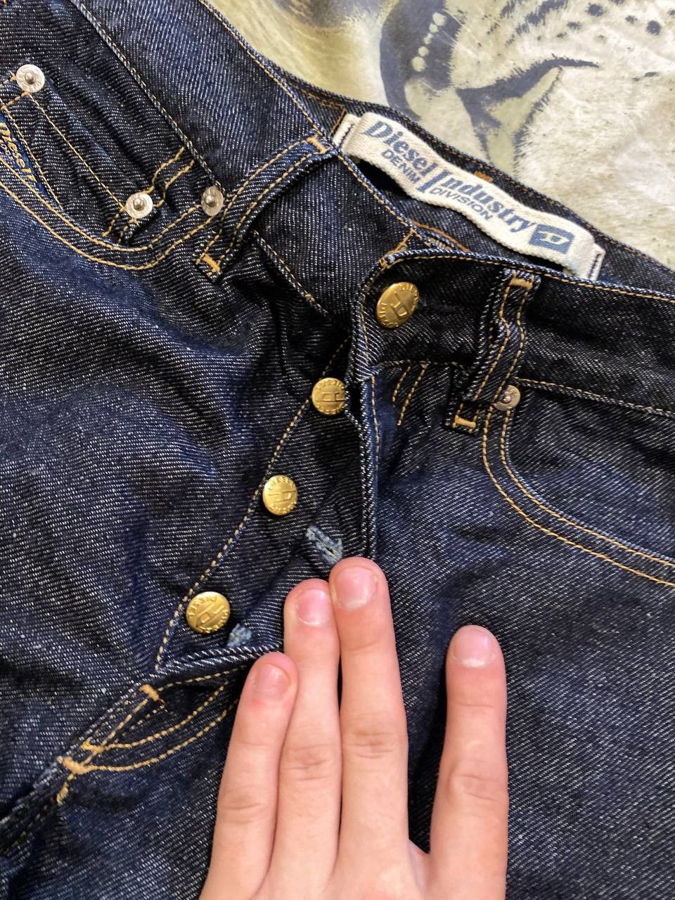 Diesel denim pants Diesel streetwear Y2K vintage jeans Size US 28 / EU 44 - 10 Thumbnail