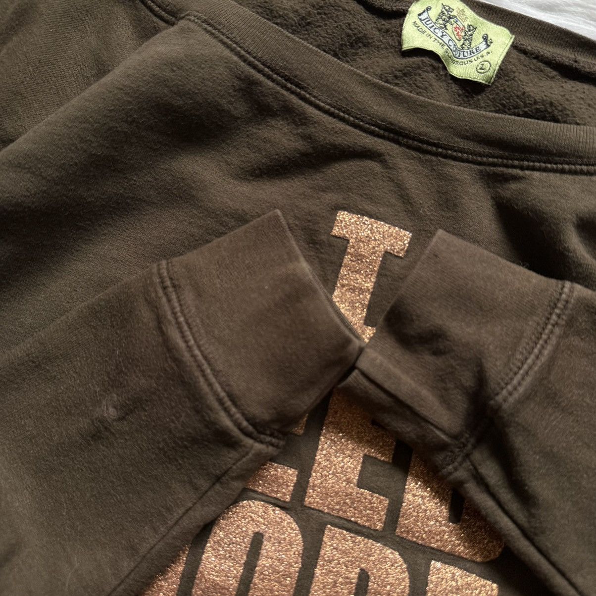 Juicy Couture 📌 Vintage Juicy Couture “I need More Juicy” Y2K Sweatshirt Size L / US 10 / IT 46 - 10 Thumbnail