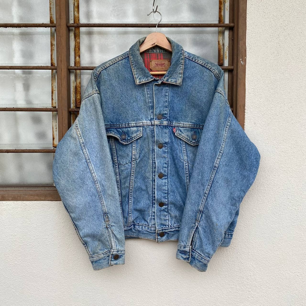 Levi's Vintage Clothing Vintage 90s Levi’s Blanket Lined Denim Trucker Jacket USA Size US M / EU 48-50 / 2 - 1 Thumbnail