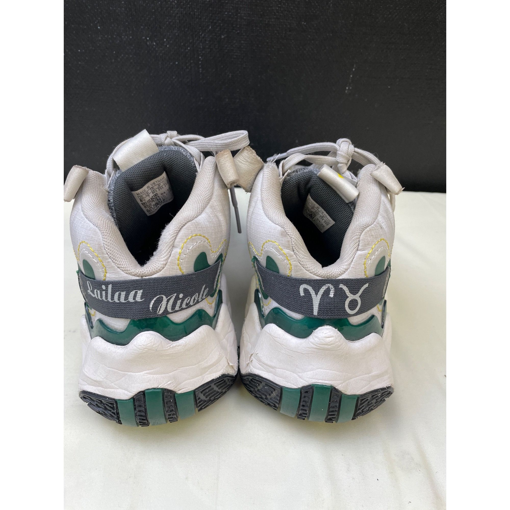 Adidas Adidas Exhibit Men's Gray / Green Basketball Sneakers Size 8 Size US 8.5 / EU 41-42 - 5 Thumbnail